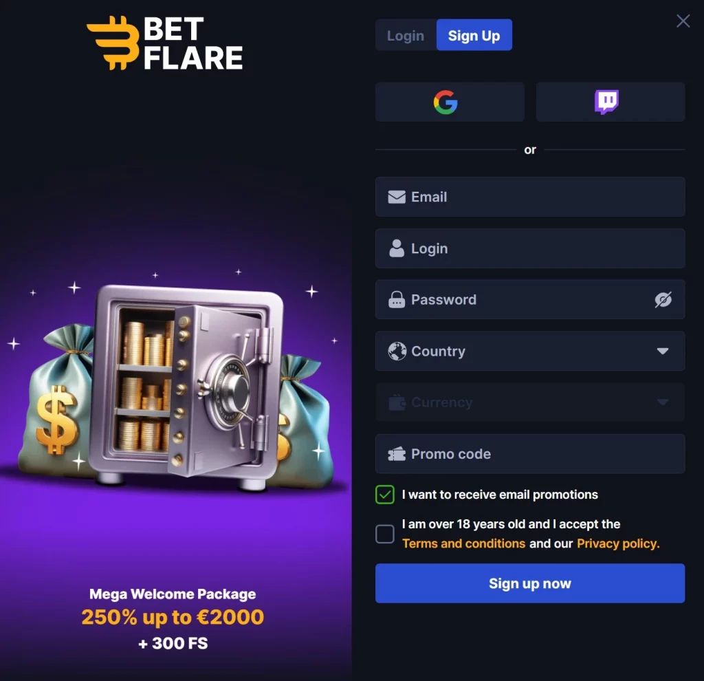 Betflare Casino